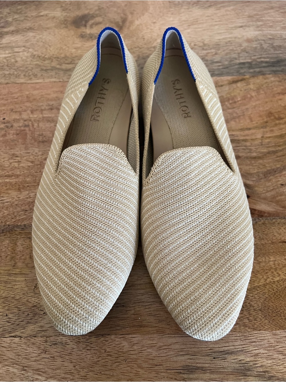 Rothy's Almond Loafer in Chai Twill Flats Size 8